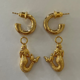 La Sirena Charm Earrings | Mermaid