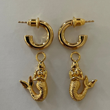 La Sirena Charm Earrings | Mermaid