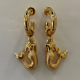 La Sirena Charm Earrings | Mermaid