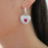 Cordelia Earrings | Gold Ruby
