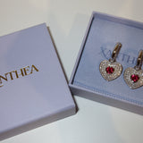 Cordelia Earrings | Silver Ruby