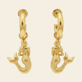 La Sirena Charm Earrings | Mermaid