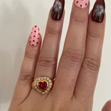 Model wearing the Verona Signet Ring