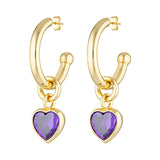 Dorothea Earrings | Amethyst