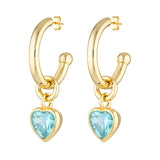 Dorothea Earrings | Aquamarine